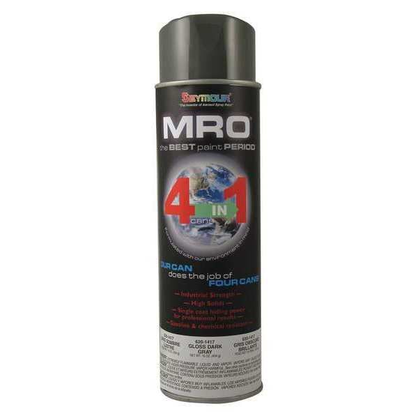 Spray Paint, Dark Gray, Gloss, 16 oz