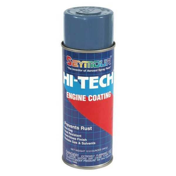 12 Fluid oz. Can High Gloss Blue Hi-Tech Engine Paint