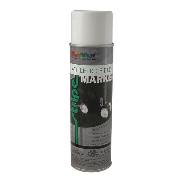 Athletic Field Marking Paint, 17 oz., White, Water -Based