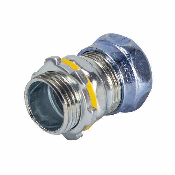 Connector, Emt Compr, Raintight, Steel