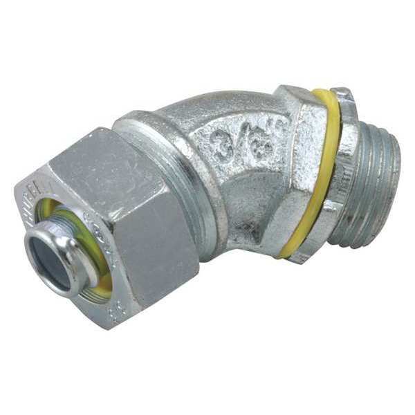 Noninsulated Connector, 2 In., 45 Deg