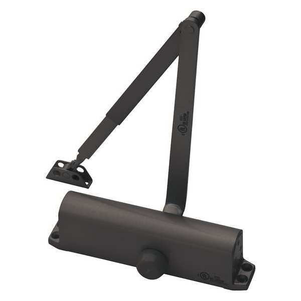 Manual Hydraulic Yale YDC200 Door Closer Heavy Duty Interior and Exterior, Dark Bronze