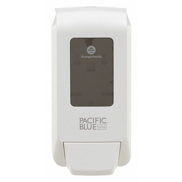 Soap/Sanitizer Dispenser, White, Plastic