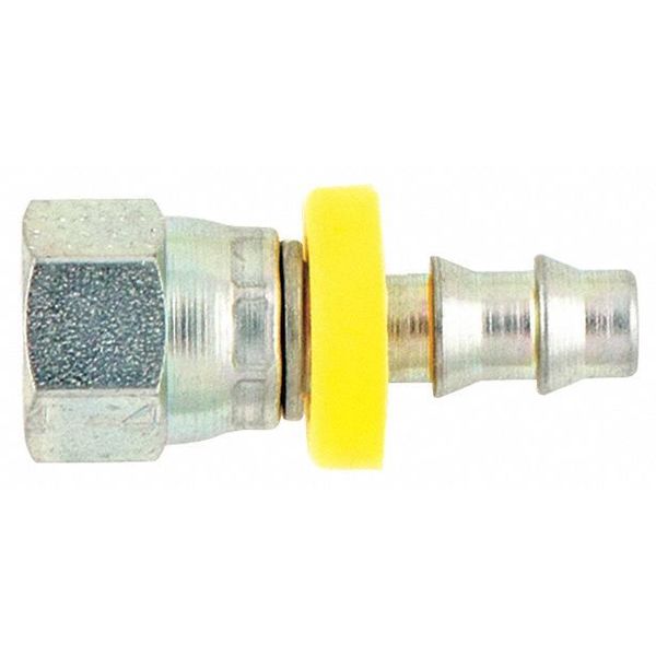 Hydraulic Hose Fitting, Brass, 7/16