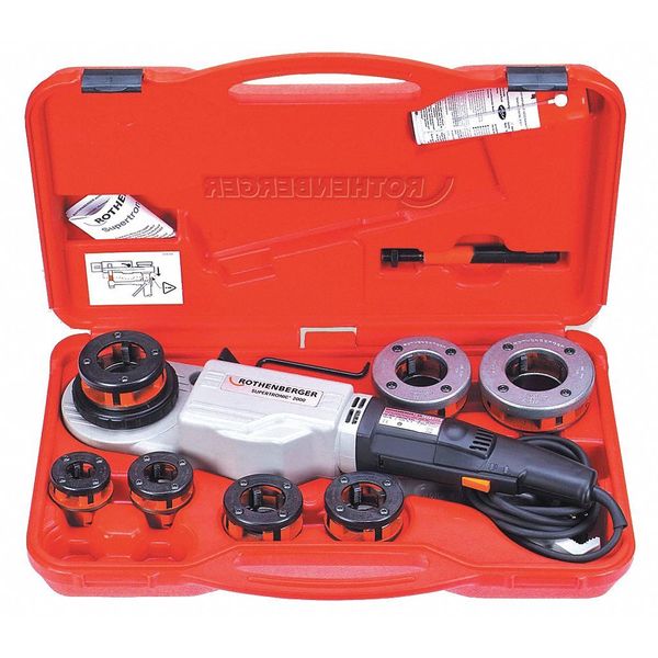 Pipe Threading and Cutting Machines, 1/2 in to 2 in, Rod: No Rod Bolt: No Bolt