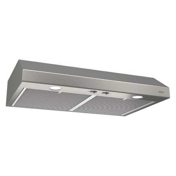 Range Hood, Under Cabinet, Silver, 1.4A