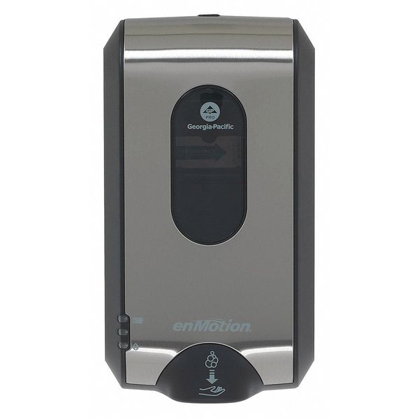 enMotion Automated Soap/Sanitizer Dispenser, Foam, Wall-Mount, 1200 ml Refill Size, Stainless Steel