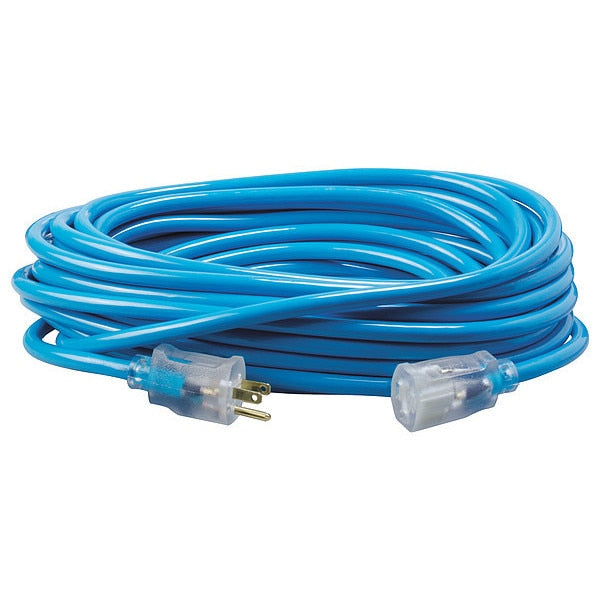 Extension Cord, 12 AWG, 125VAC, 50 ft. L