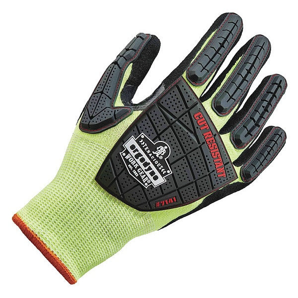 Coated Gloves, Nitrile, Dry/Oily/Wet, M, PR