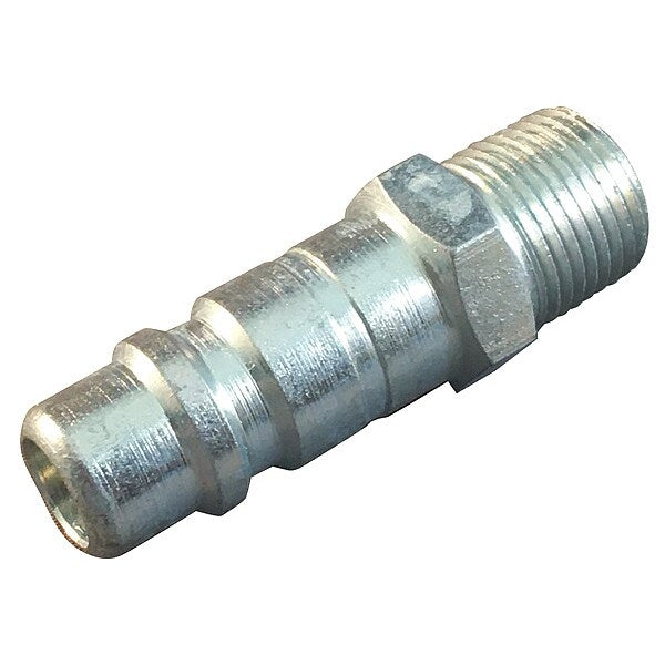 Hydraulic Quick Connect Hose Coupling, Steel Body, Push-to-Connect Lock, 1/2