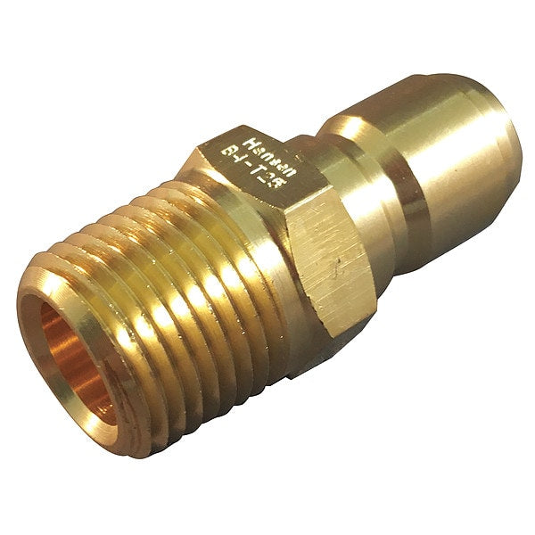 Hydraulic Quick Connect Hose Coupling, Steel Body, Push-to-Connect Lock, 3/4