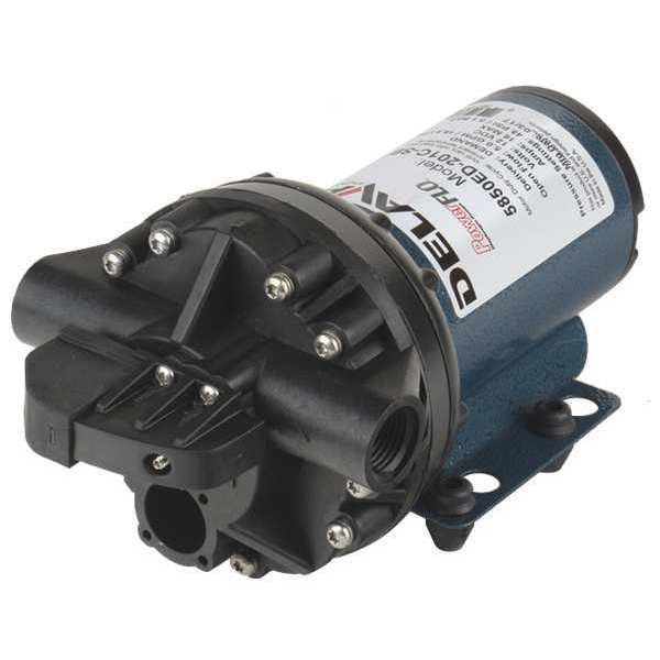 Diaphragm Pump, Polypropylene, Geolast(R), 12VDC, 5 GPM