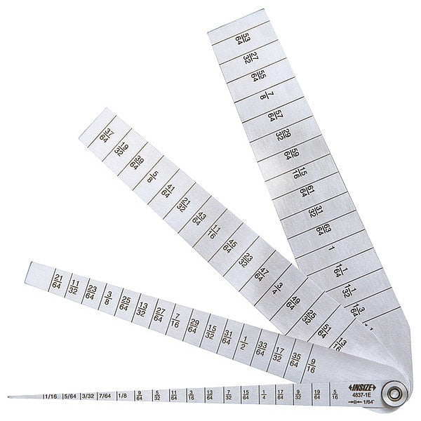 Taper Gauge Set, Graduations 1/64 in
