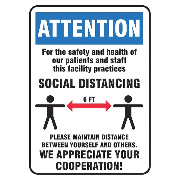 Safety Sign, 10x7, 56JU75