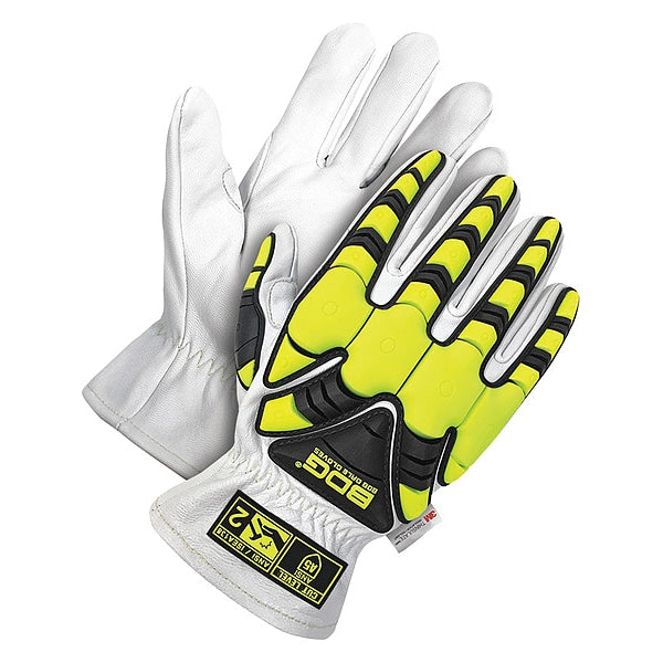 Goatskin Cut Resistant Driver w/ Backhand Protection, Shrink Wrapped, Size X2L
