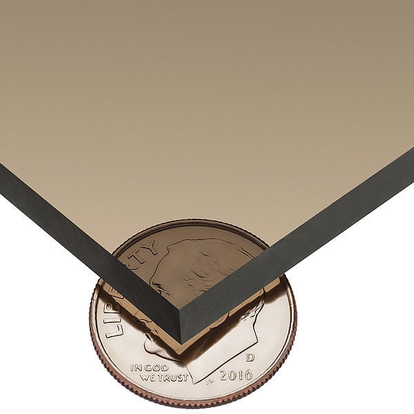 Bronze Polycarbonate Plastic Sheet Stock 96