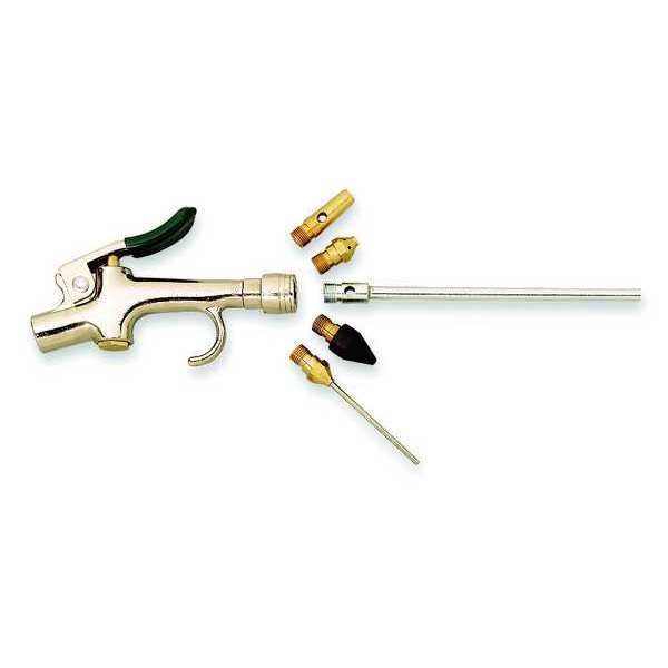 Quick Change Air Gun Kit, Contains 5 Nozzles and Heavy Duty Air Gun