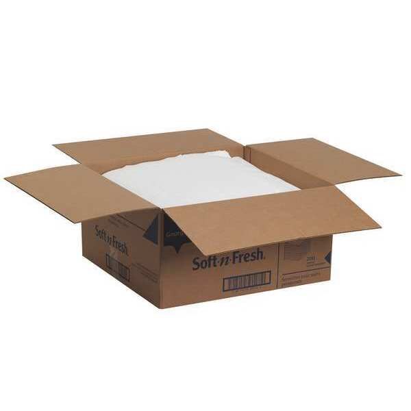 Dry Wipe, White, Box, Plastic, Bathroom, Hand, Face, Body, 200 Wipes, 19 1/2 in x 39 in