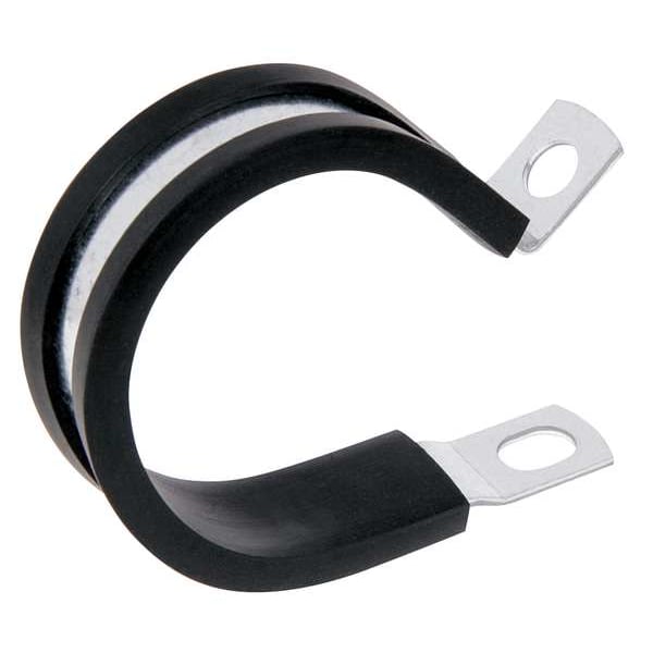 Clamp, Cushioned, EPDM, Dia 3/4 In, PK25