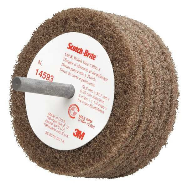 Disc, Abrasive, 3 In Dia