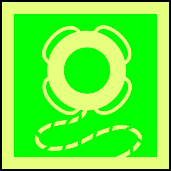 Safety Sign, 6X6