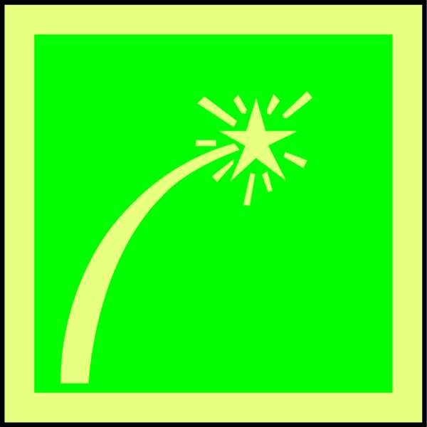 Safety Sign, 6X6
