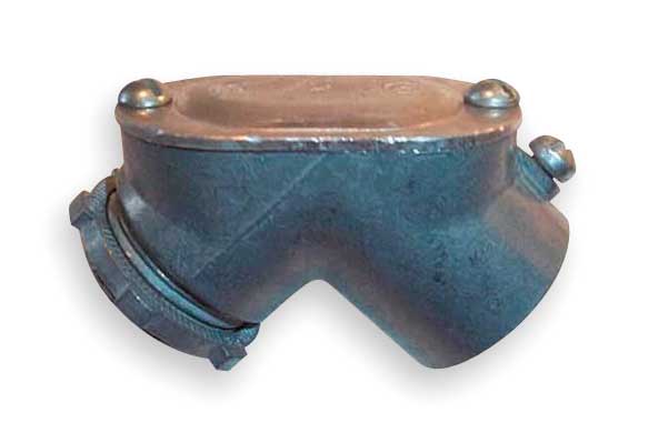 Pulling Elbow, Zinc, 1/2 In.