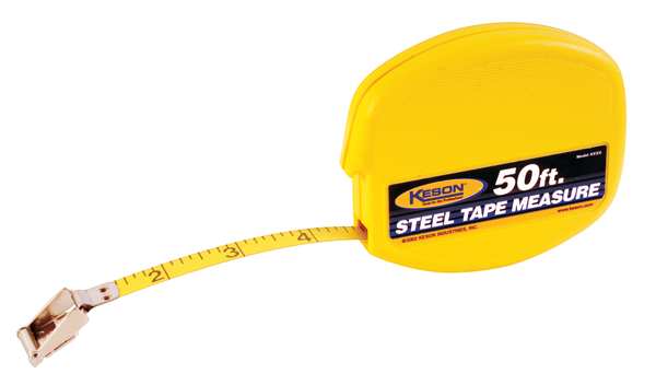 50 ft Tape Measure, 3/8 in Blade