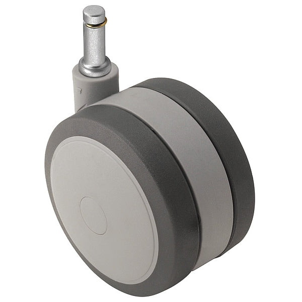 50mm Non-Marking Thermoplastic Elastomer Swivel Caster, No Brake, Loads Up To 75 lb