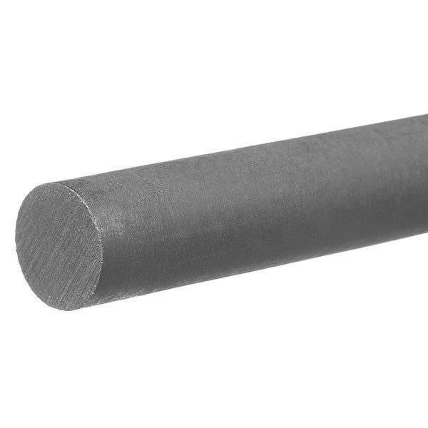 Gray PVC Type 2 Plastic Rod 3 ft L, 2 in Dia.