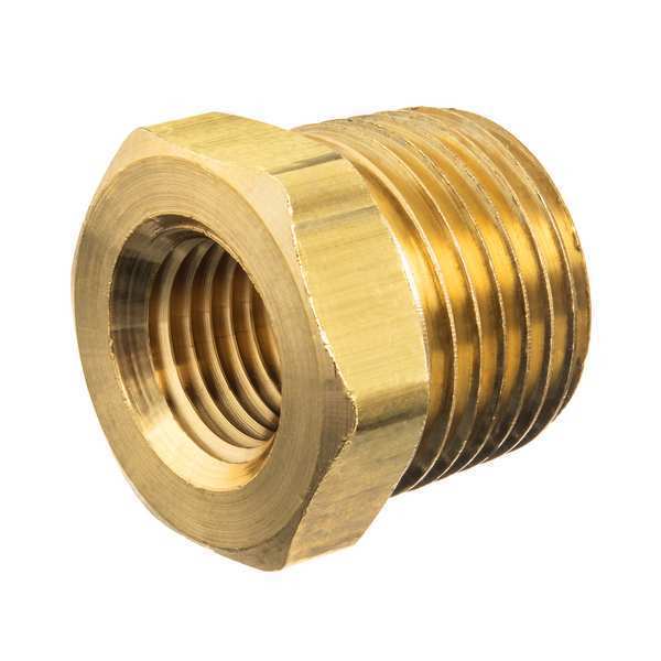 Hex Bushing, Brass, 1 1/2 x 1/2 in, NPT