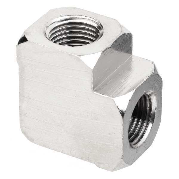90 Elbow, Nickel-Plated Brass, 1/2 in