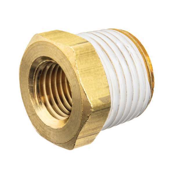 Hex Bushing, Brass, 1 1/2 x 3/4 in, NPT