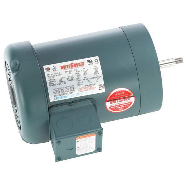 3-Phase Jet Pump Motor, 1 1/2 HP, 56J Frame, 230/460V AC Voltage, 3,490 Nameplate RPM