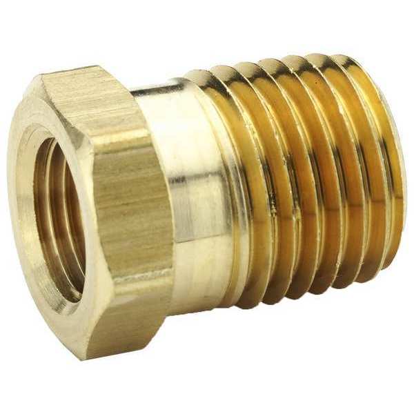 Hex Bushing, Brass, 1/8 x 3/8 in, NPT