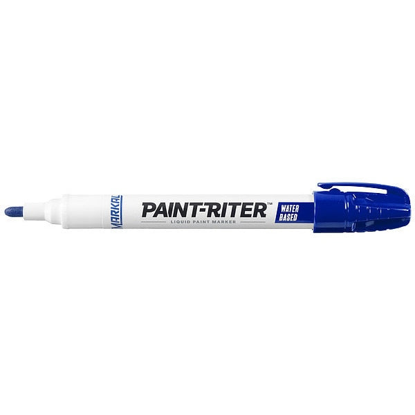 Permanent Paint Marker, Medium Tip, Blue Color Family, Paint