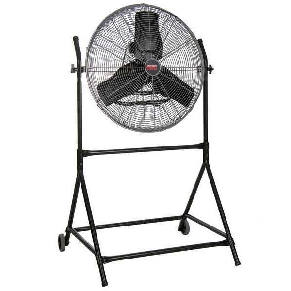 Mobile Floor Fan 24 in Non-Oscillating, 120 V AC, 4200/4550/4950 cfm