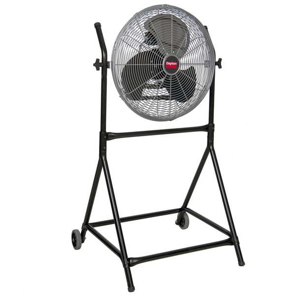 Mobile Floor Fan 18 in Non-Oscillating, 120 V AC, 2050/2330/2650 cfm