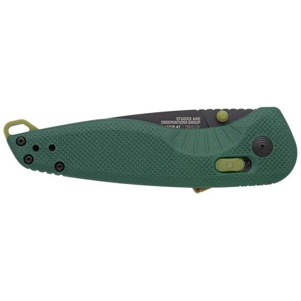 Folding Knives, Black, Steel, Serrated