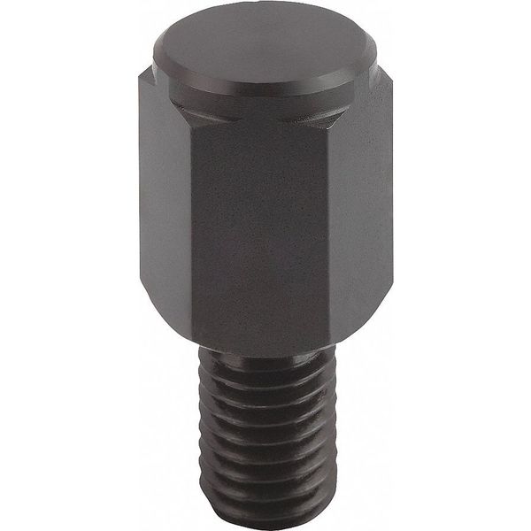 Positioning Foot, H=20, Form A Flat Face, Carbon Steel, Faces Case Hardened, Sw=17
