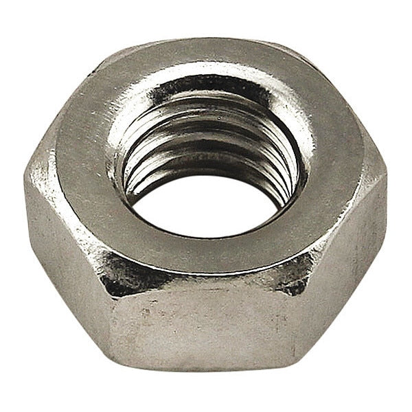 Hex Nut, M6-1.00, Stainless Steel, Plain