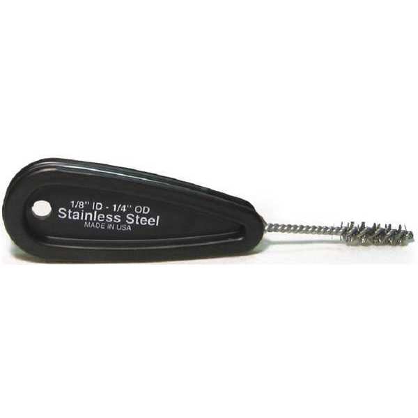 Standard refrigeration copper fitting brush, 1 in L Brush, Plastic