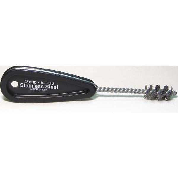 Standard refrigeration copper fitting brush, 1-1/4 in L Brush, Plastic