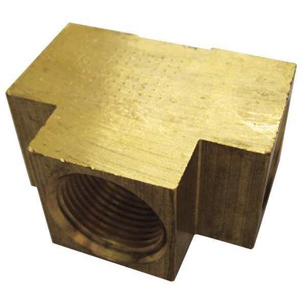 Brass Extruded Tee, FNPT, 1/2