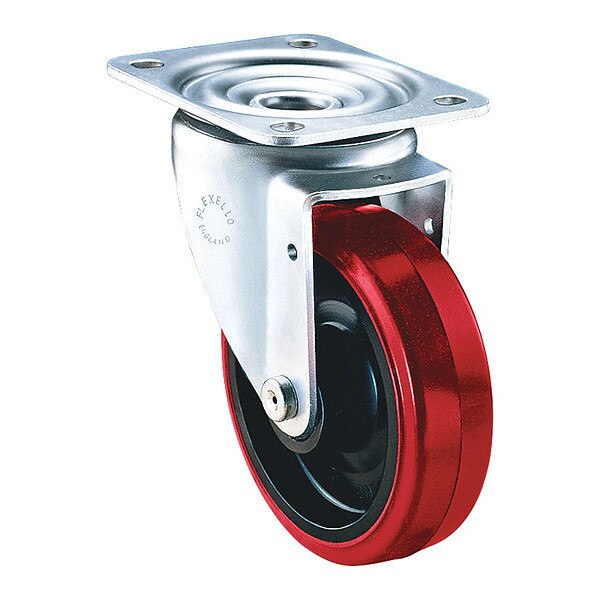 Swivel Caster Metric, Holes Wheels, 5