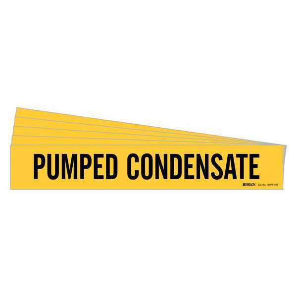 Pipe Marker, Black, Pumped Condensate, PK5, 8799-1HV-PK