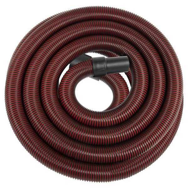 Crush-Resistant Vacuum Hose, 25 ft L