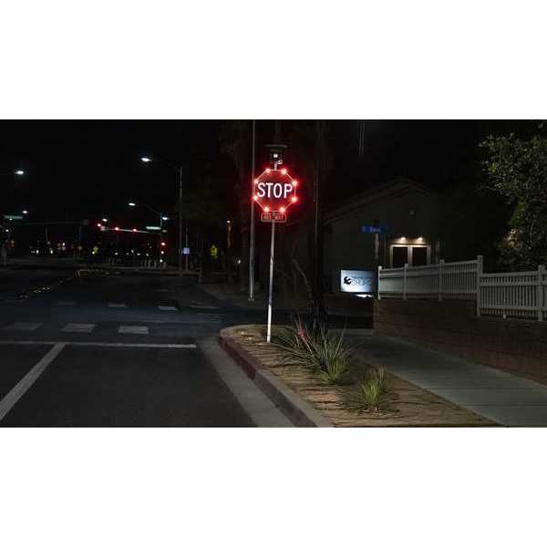 Stop Sign, LED, Crossing Sign, 30x30