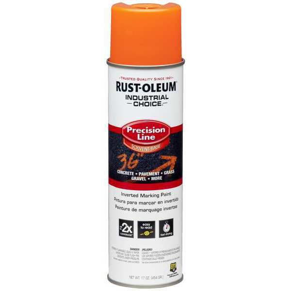 Line Marking Paint, 20 oz, Fluor. Orange