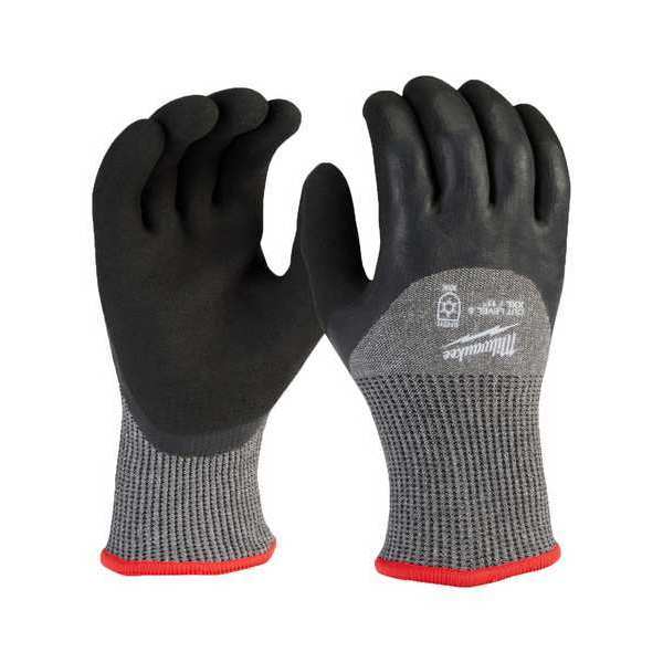Level 5 Cut Resistant Latex Dipped Winter Insulated Gloves - 2X-Large (12 pair)